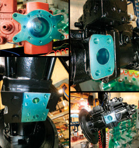 Die Cuts on Kawasaki Pumps