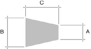 Tapered Plugs Dimensions